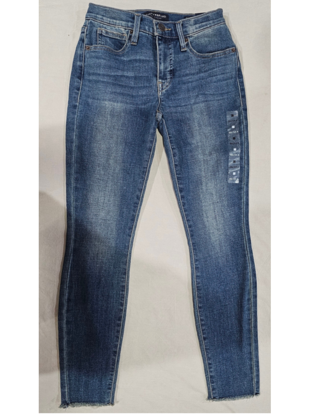 Women's Lucky Brand Ava Mid Rise Skinny Jeans Blue Size 00
